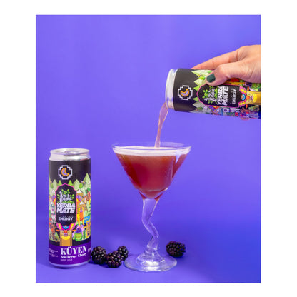 Acai berry &amp; cherry Yerba Mate Energy Drink
