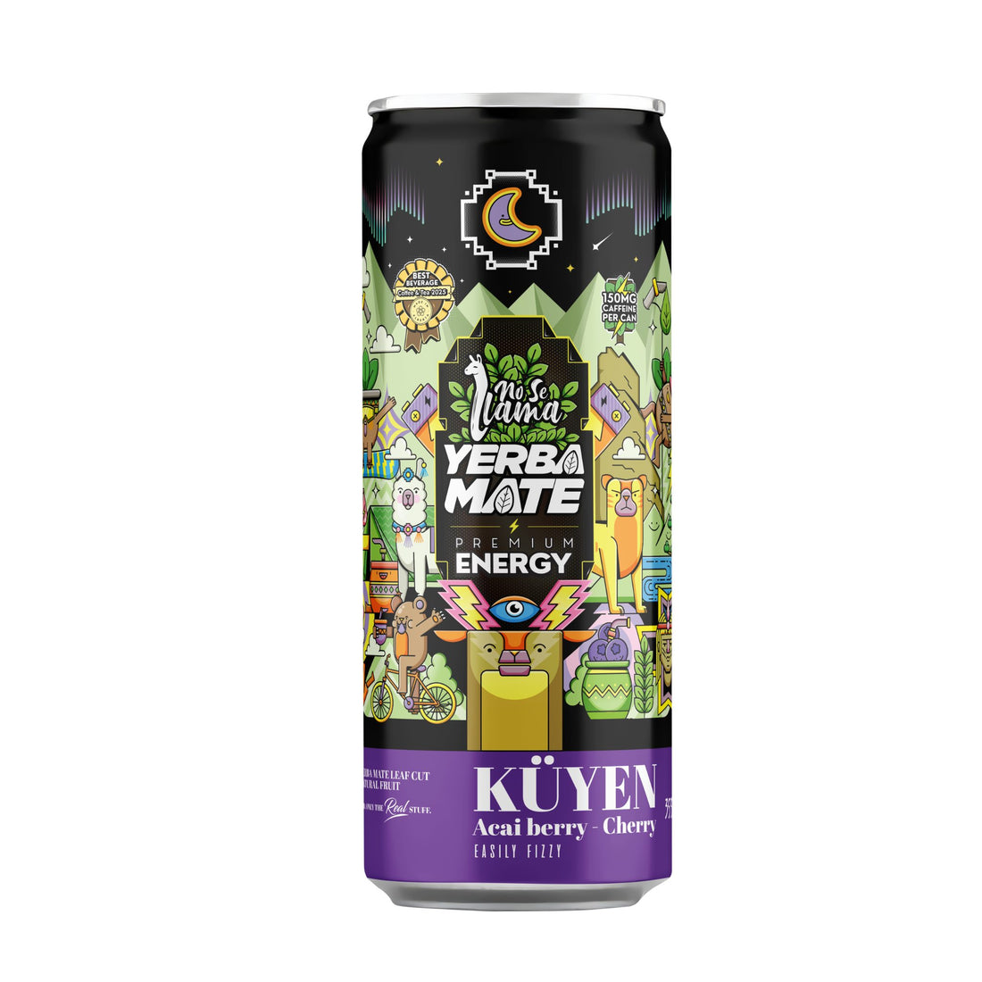 Acai berry &amp; cherry Yerba Mate Energy Drink