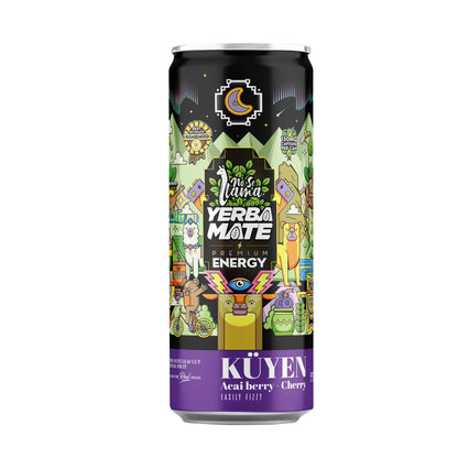Acai berry &amp; cherry Yerba Mate Energy Drink