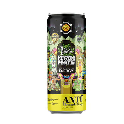 Pineapple &amp; Ginger Yerba Mate Energy Drink