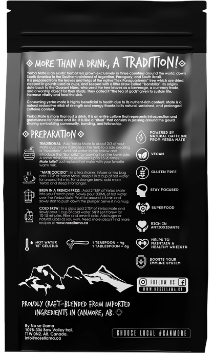 Full energy pack - 5 Yerba mate loose leaf blends and mate cup